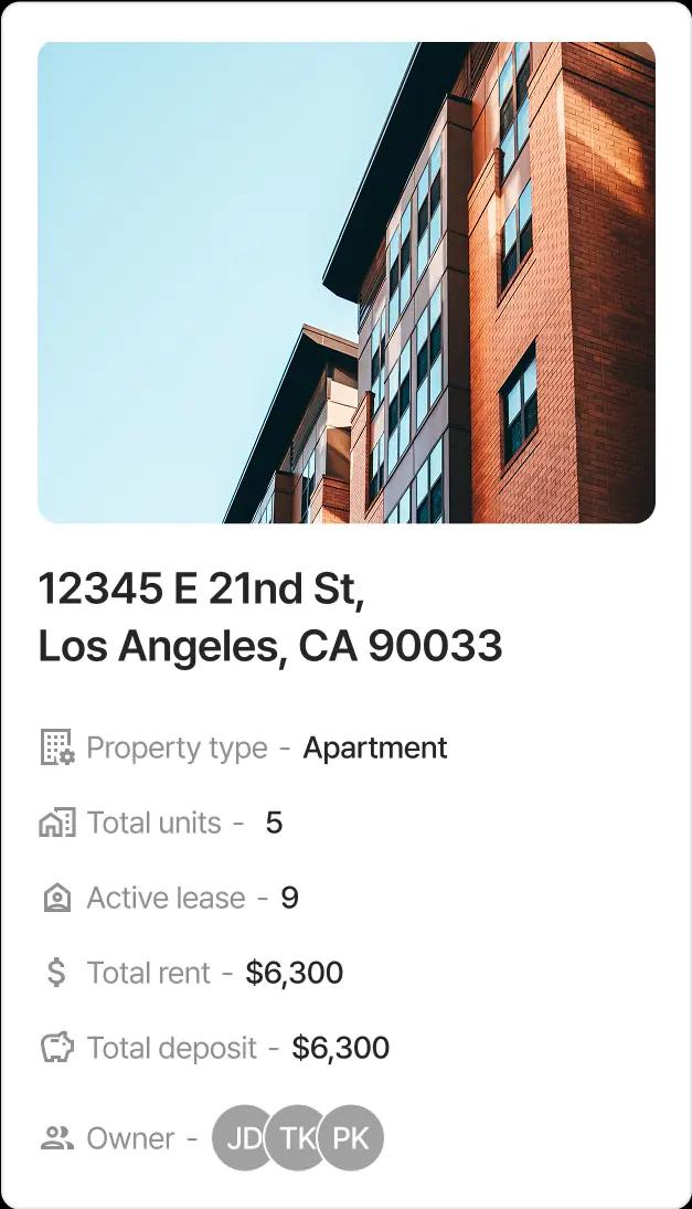Property Unit Management Mobile